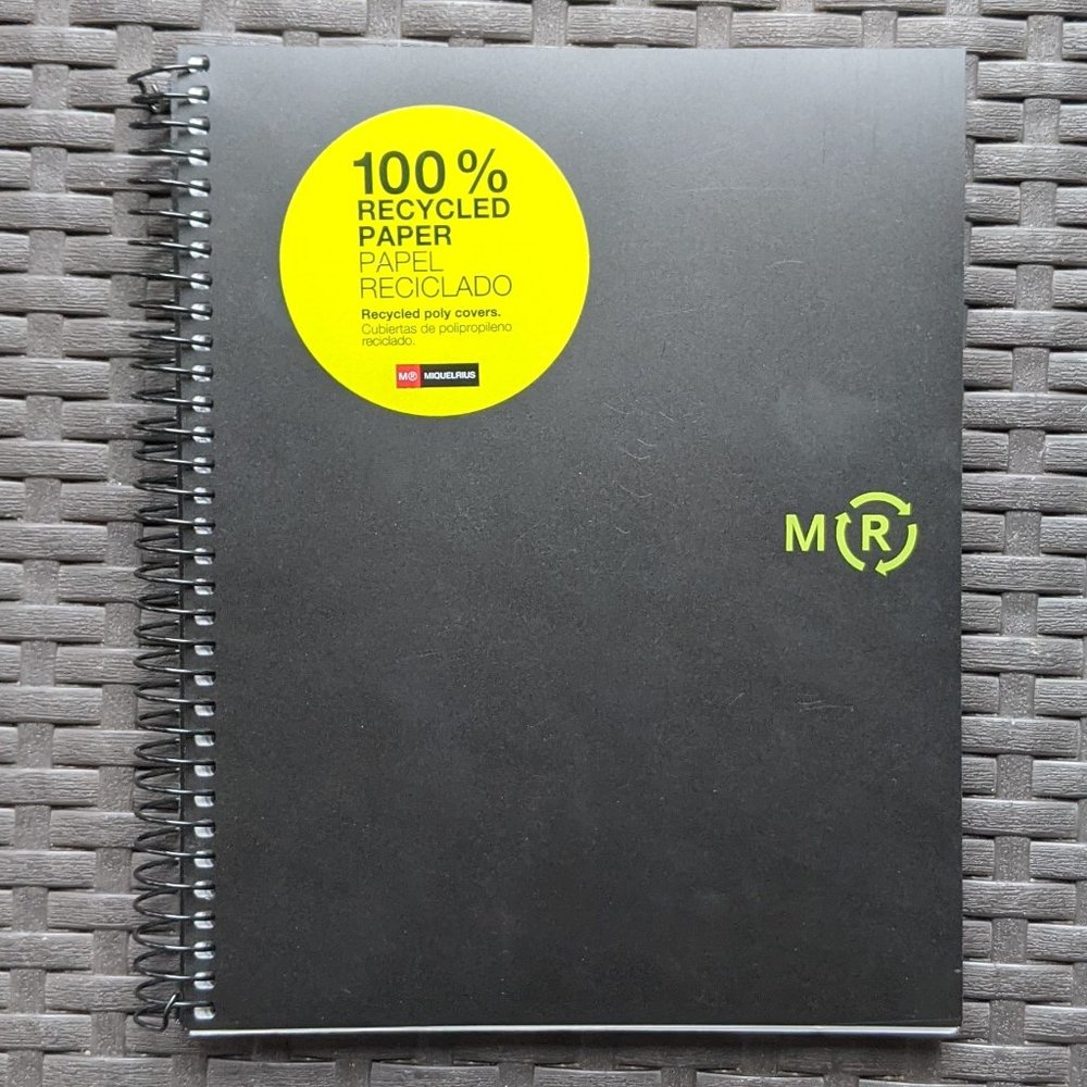 Miquelrius Wirebound Notebook (fountain pen safe!)